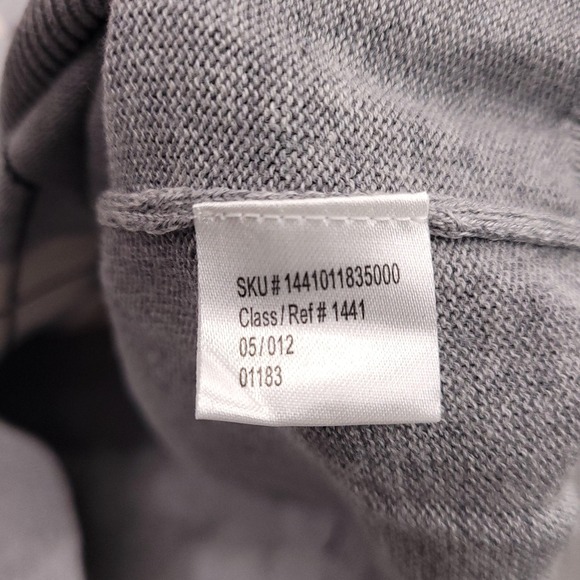 Jos. A. Bank Sweater Vest Mens XL Gray Argyle Leadbetter Golf 100% Pima Cotton - Picture 6 of 10